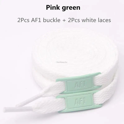 Original AF1 Shoelaces Combination White Flats laces and Shoe Decoration Suit Sneaker Shoelace Air Force one Shoes Accessories - Smarsty