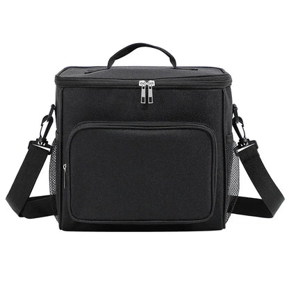 Insulated Portable Lunch Bag With Adjustable Shoulder Strap - Smarsty