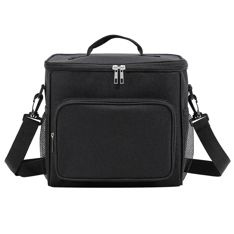 Insulated Portable Lunch Bag With Adjustable Shoulder Strap - Smarsty