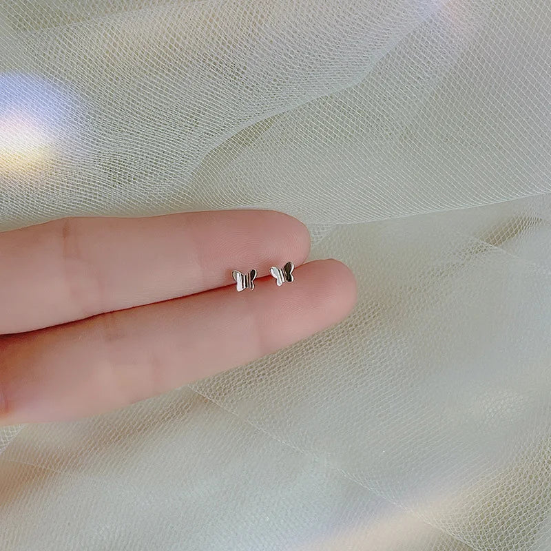 Hypoallergenic Heart Stud Earrings Minimalist Daily Wear - Smarsty