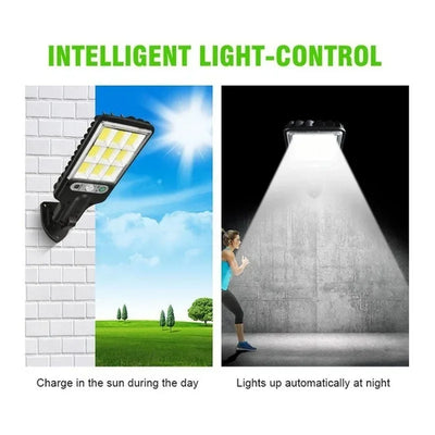 Powerful LED Solar Outdoor Wall Lamp with Motion Sensor - Smarsty