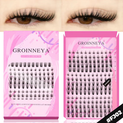 DIY Faux Mink Eyelash Extension Kit with Bond and Seal - Smarsty