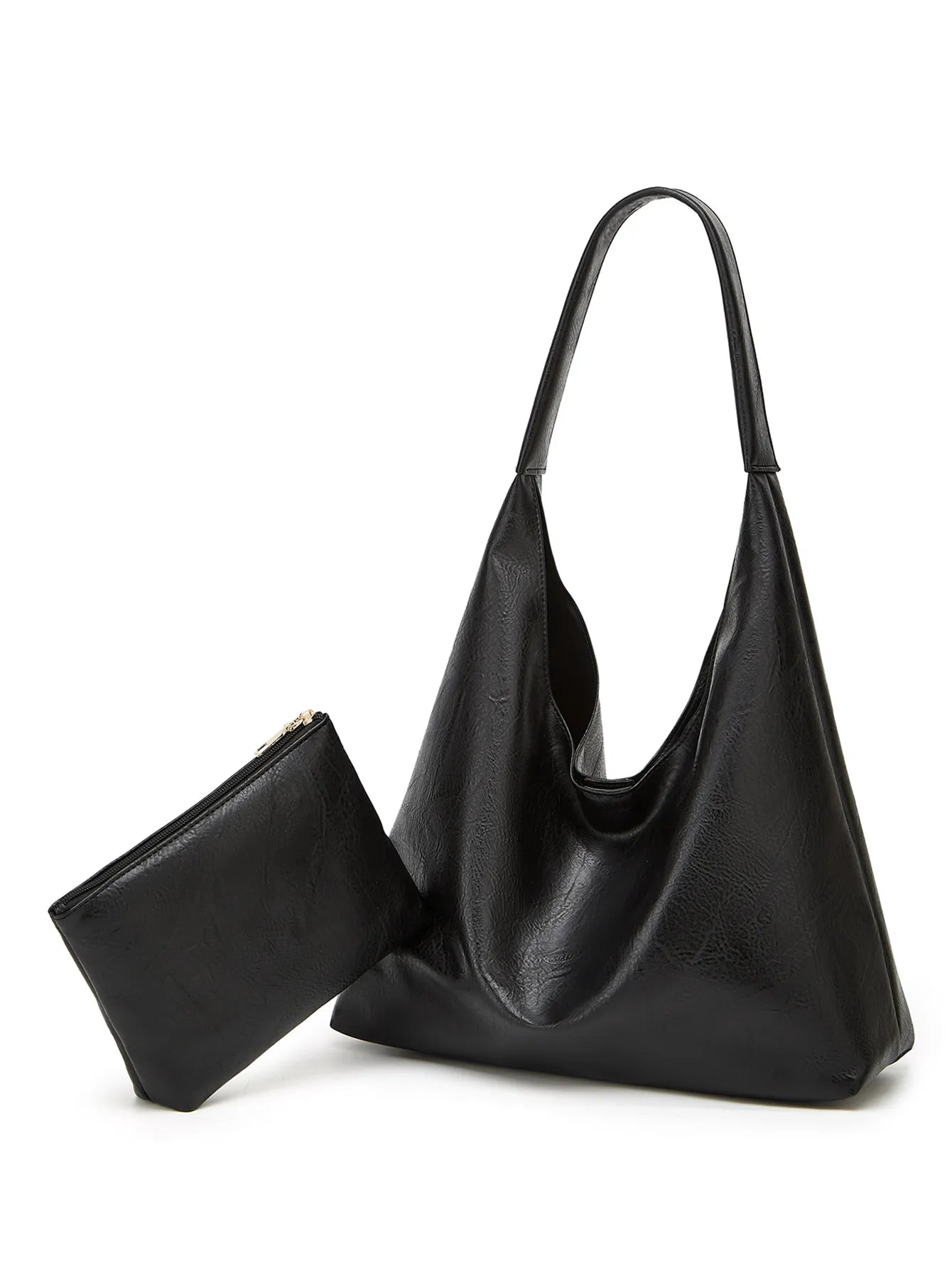 Casual PU Tote Bag For Women Large Capacity Shoulder Bag - Smarsty