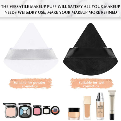 Wholesale 50Pcs Velvet Makeup Powder Puffs Soft and Washable - Smarsty