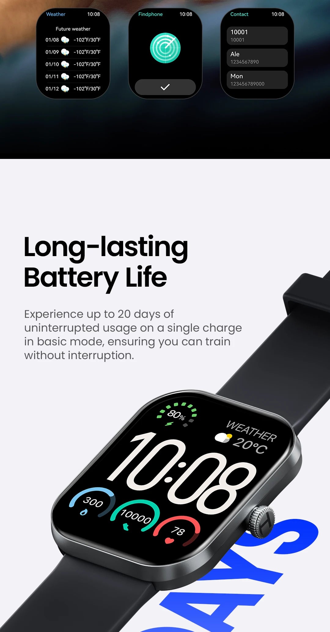Haylou S6 Voice Calling Smart Watch for Health Monitoring - Smarsty