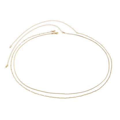 Boho Rhinestone Belly Chain Waist Belt Set - Smarsty