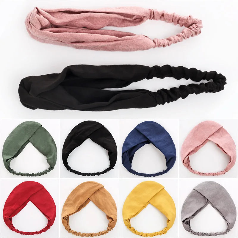 Twist Knotted Turban Headband For Women Soft Winter - Smarsty