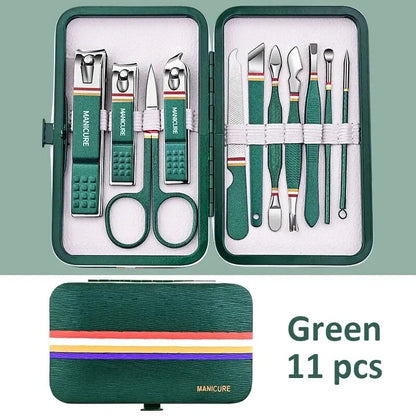 Ouriner Portable Manicure Set with Sharp Nail Clippers - Smarsty