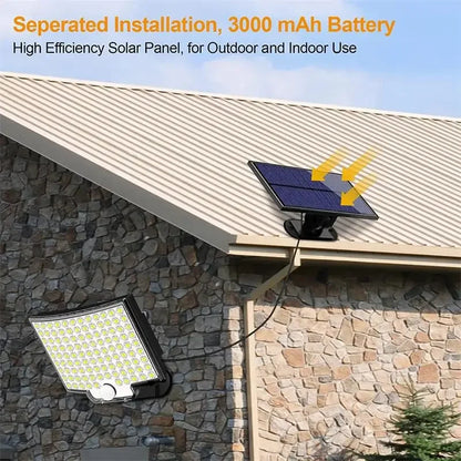 Solar Powered LED Wall Lights with Human Body Sensor - Smarsty