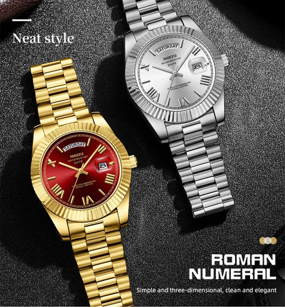 NIBOSI Luxury Stainless Steel Quartz Watch for Men - Smarsty