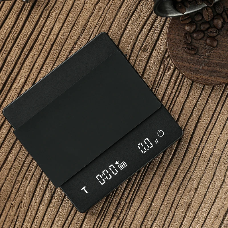 MHW-3BOMBER Smart Coffee Scale Timer 2kg/0.1g High Precision Kitchen Scales Drip Coffee Espresso Scale Home Barista Tools