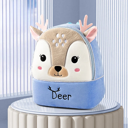 Plush Kindergarten Backpack Anti Lost Cute Design Kids - Smarsty