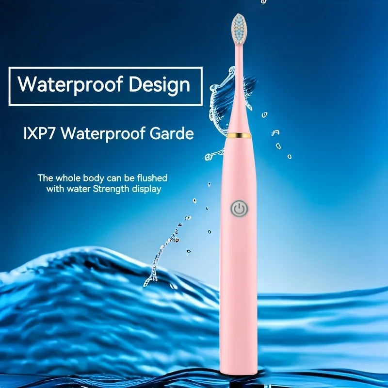 Soft Bristle Ultrasonic Electric Toothbrush for Deep Cleaning - Smarsty