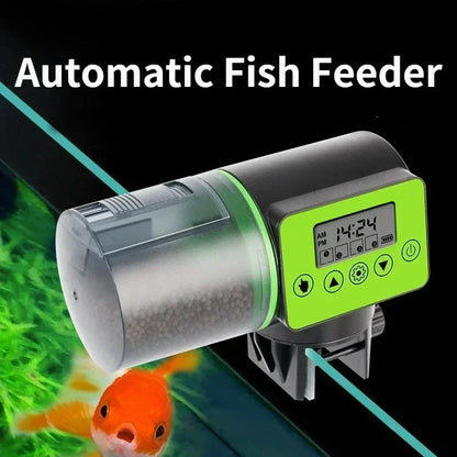 Automatic Fish Tank Feeder with Intelligent Timing Feature - Smarsty