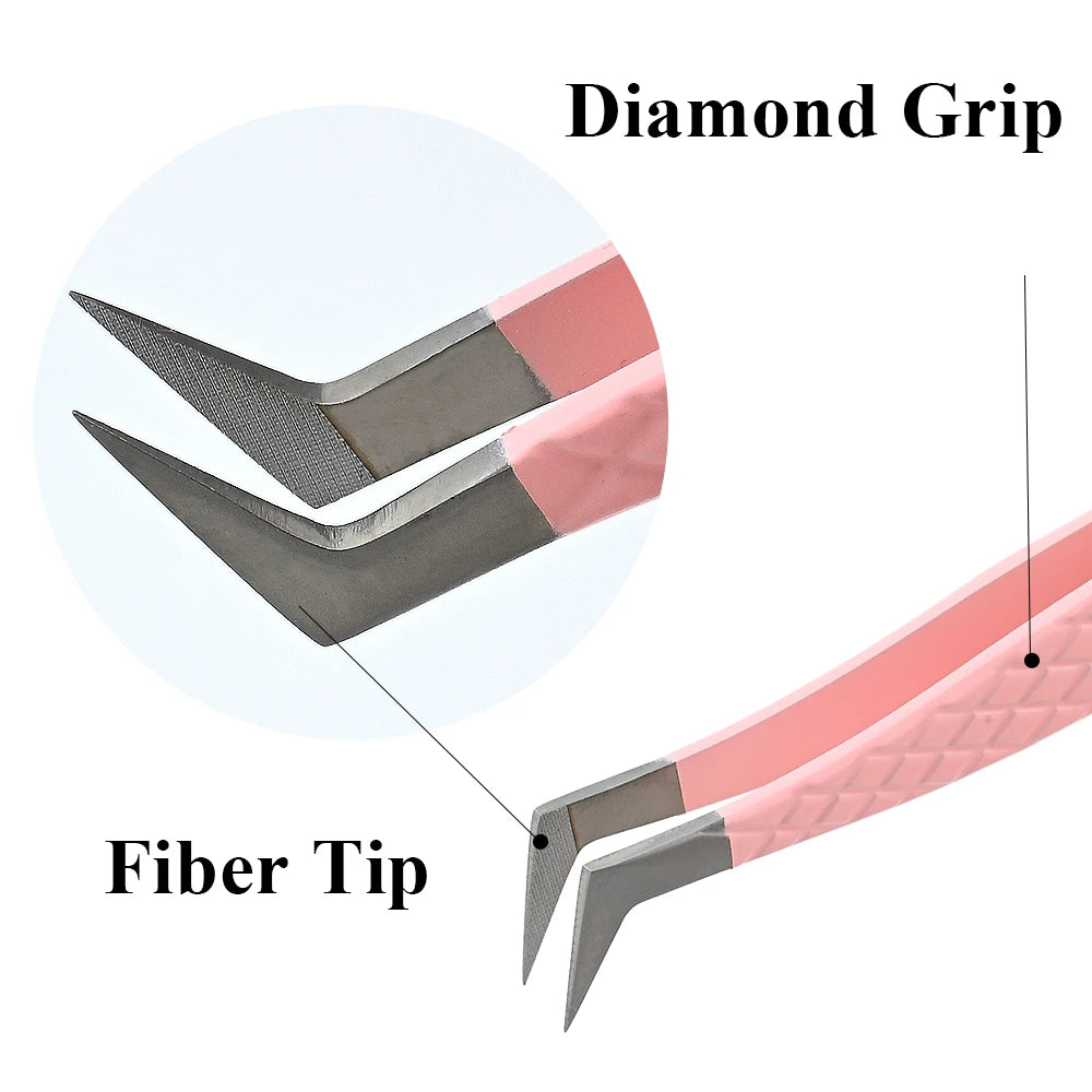 LAGEE Precision Lash Extension Tweezer with Nano Technology - Smarsty