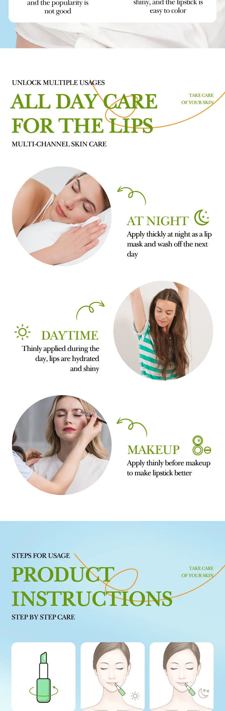 SADOER Aloe Lip Balm for Nourishing and Hydrating Lips - Smarsty