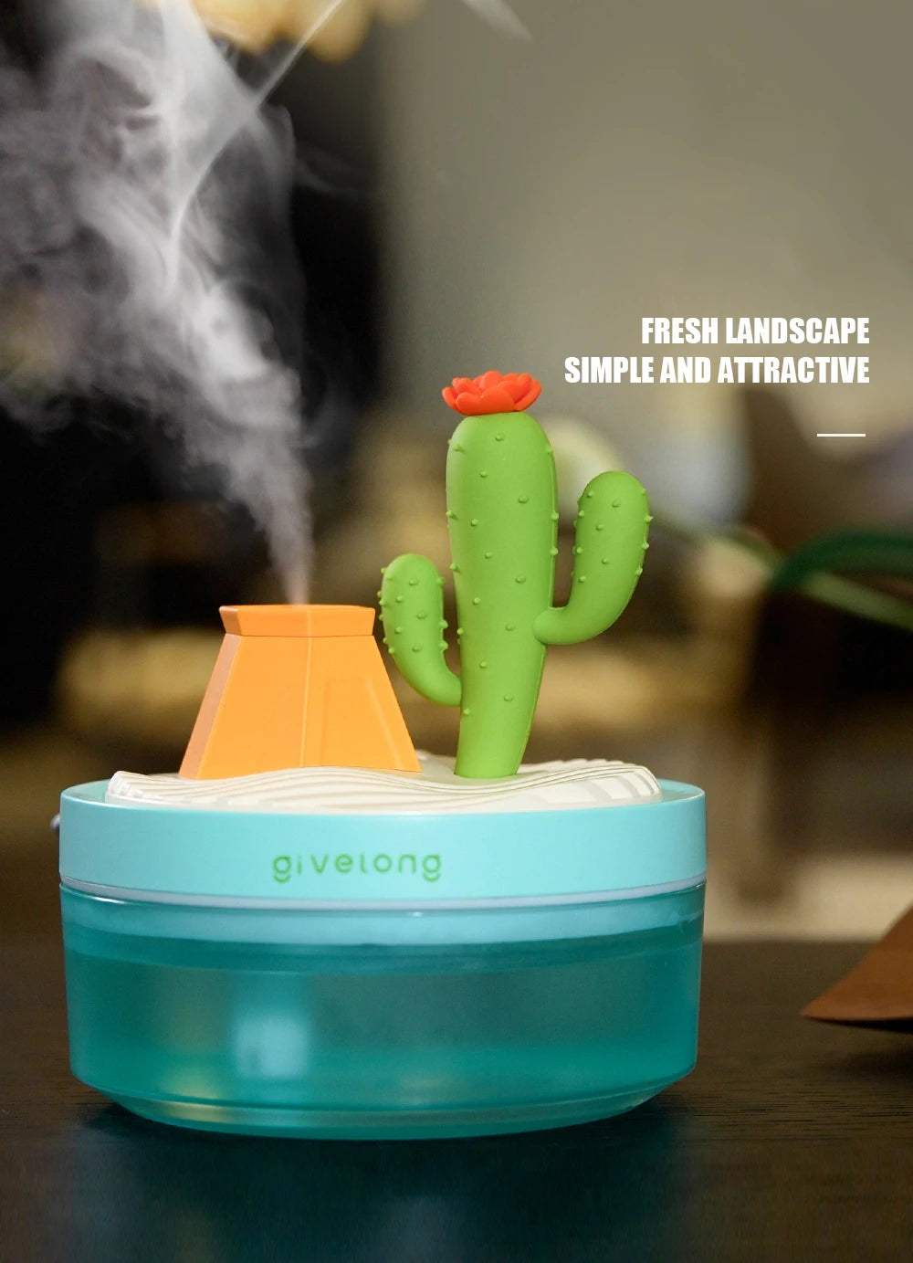 Silent Desktop USB Humidifier for Aromatherapy and Hydration - Smarsty