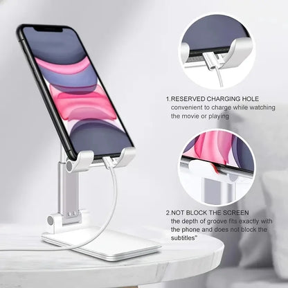 Adjustable Desk Phone and Tablet Holder Stand Universal - Smarsty