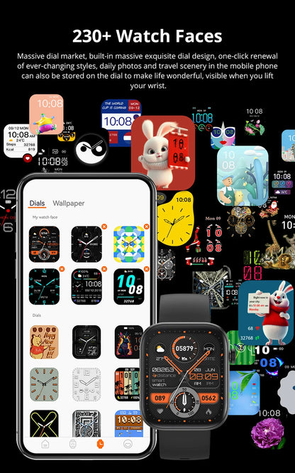 COLMI P71 Smartwatch with Voice Calling and Health Monitoring - Smarsty