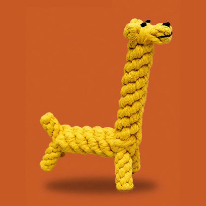 Hand-Woven Cotton Rope Dog Toy for Strong Chewers - Smarsty