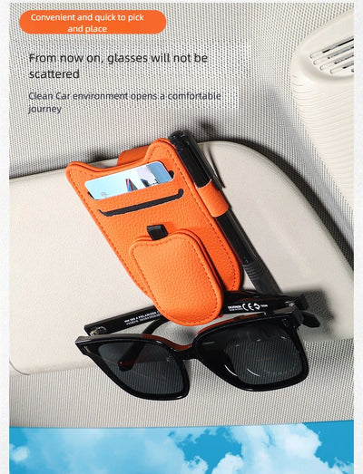 Magnetic Car Sunglasses Holder Sun Visor Clip for Glasses - Smarsty