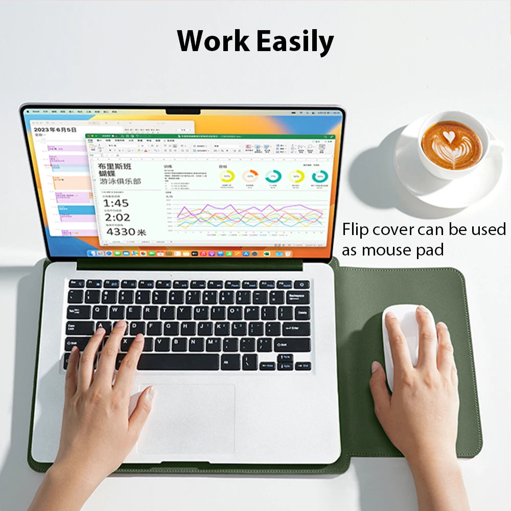 Waterproof Laptop Sleeve Case With Non Magnetic Design