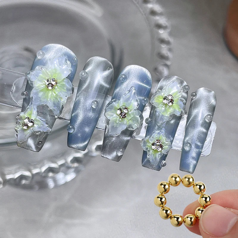 Water Ripple Cat Eye Magnetic Gel Beads for Nail Art - Smarsty