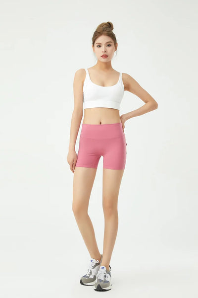 Peach Butt Fitness Shorts Women's Exercise Three-Quarter Pants Cargo Air Dry Pocket Yoga  Tight  Lift Summer - Smarsty