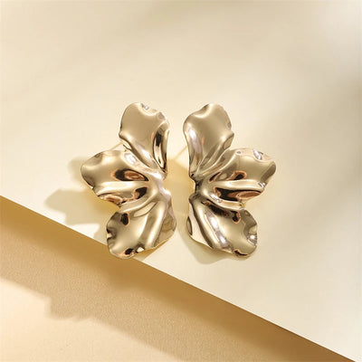 Gold Irregular Dangle Earrings for Women with Unique Style - Smarsty