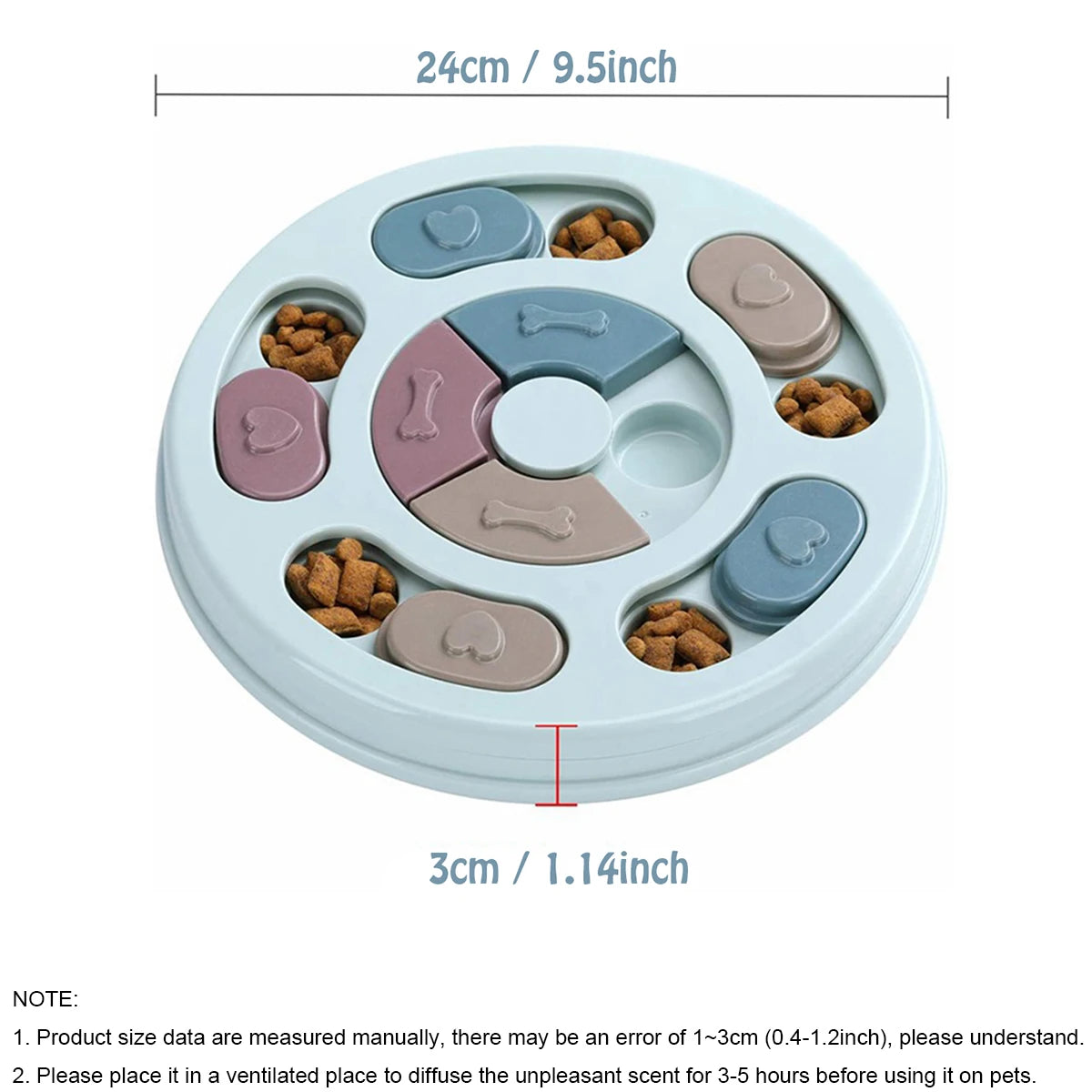 Interactive Dog Food Hiding Bowl for Boredom Relief - Smarsty