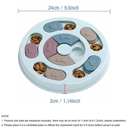 Interactive Dog Food Hiding Bowl for Boredom Relief - Smarsty