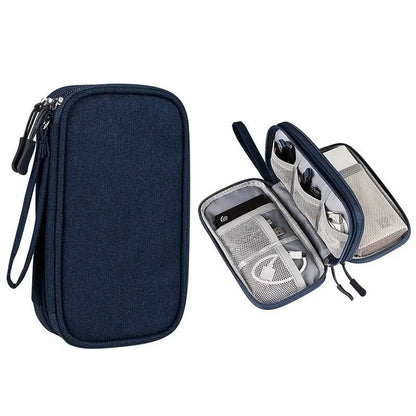 Portable Travel Cable Organizer Bag With Multi Layer - Smarsty