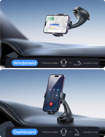 Universal Car Phone Mount With Strong Suction 360 Rotation - Smarsty