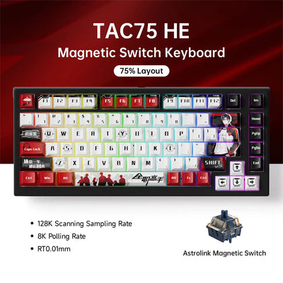 75 Percent Keyboard With Magnetic Switch For Gaming - Smarsty