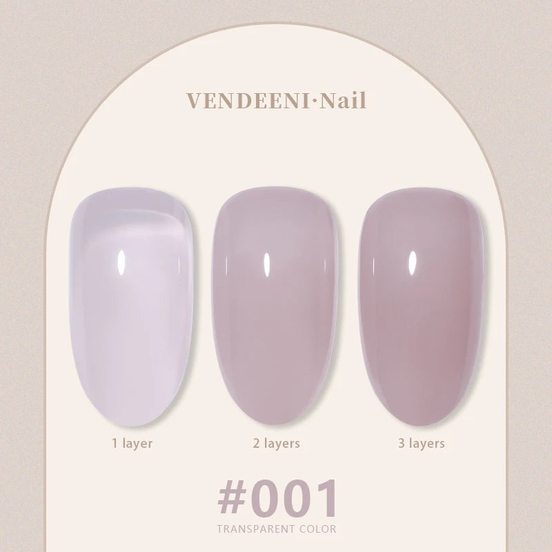Vendeeni 24 Colors Jelly Gel Nail Polish Set - Smarsty