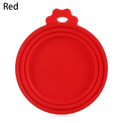 3 In 1 Silicone Canned Lid Reusable Food Tin Cover Keep Fresh Kitchen Organization Pet Supplies by Smarsty