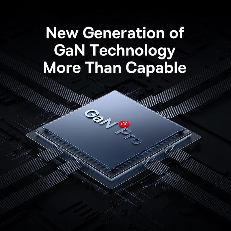 65W GaN USB C Charger Dual Ports Fast Charge Travel - Smarsty