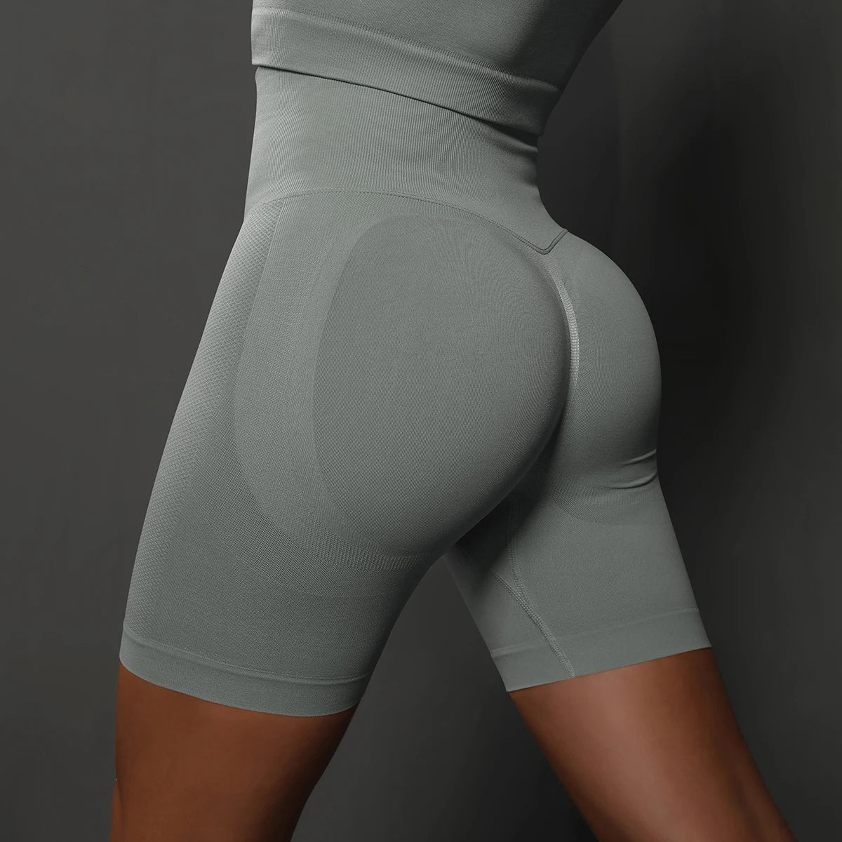 Yoga Shorts Women Sports Shorts Seamless Gym Workout Shorts High Waist Push Up Fitness Sports Shorts Cycling Shorts - Smarsty