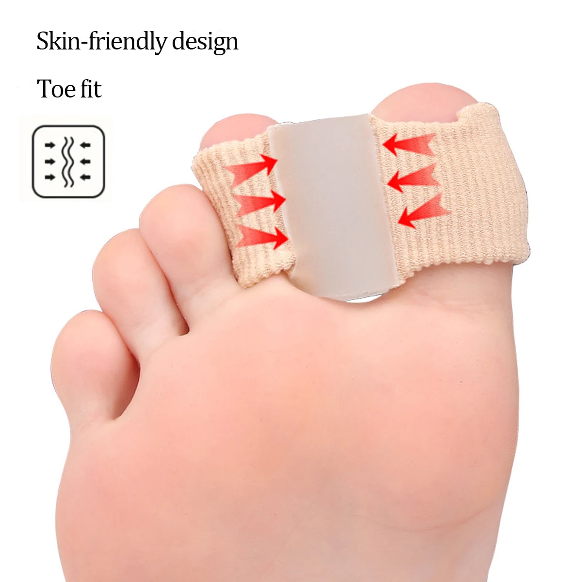 Double Hole Bunion Corrector Silicone Toe Separator - Smarsty