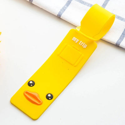 Fashion Travel Accessories Cute Animals Strip Luggage Tag Silicone Suitcase ID Addres Holder Baggage Boarding Tag Portable Label - Smarsty
