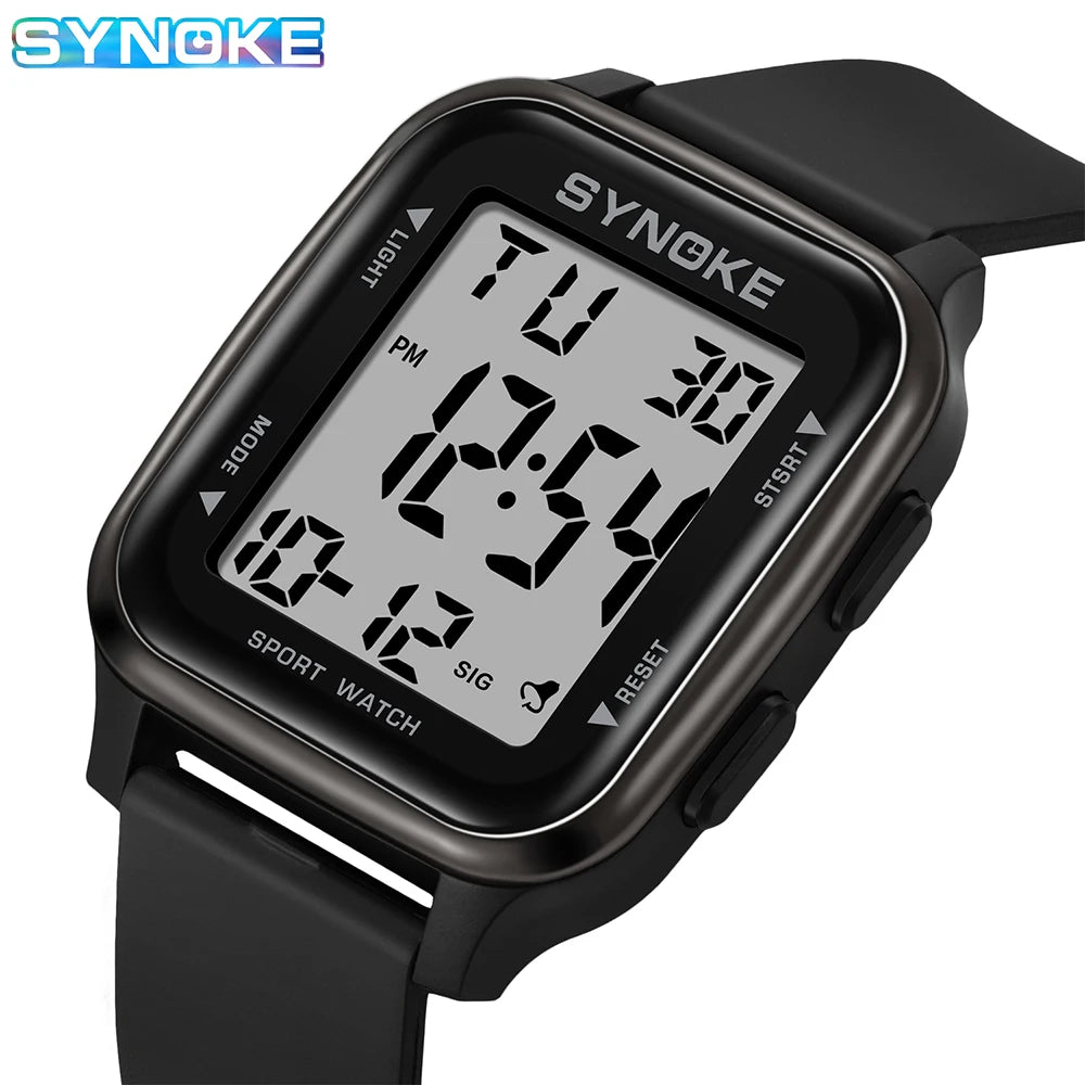 SYNOKE Waterproof Military Digital Watch for Men - Smarsty