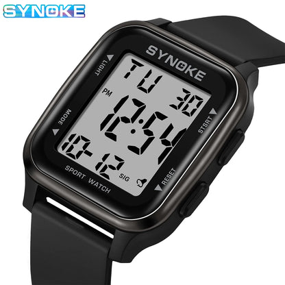 SYNOKE Waterproof Military Digital Watch for Men - Smarsty