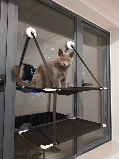 Cat Hammock Window Bed for Sunny Relaxation - Smarsty