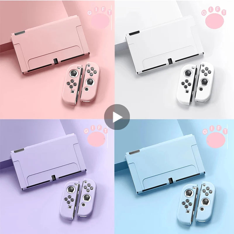Nintendo Switch OLED Protection Case with Joy Con Accessories - Smarsty