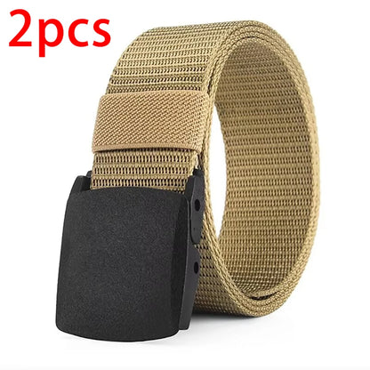 Unisex Canvas Tactical Belt Durable Outdoor Sports Belt - Smarsty