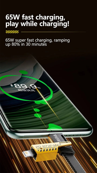 4 in 1 Fast Charging Multi Port Data Cable - Smarsty