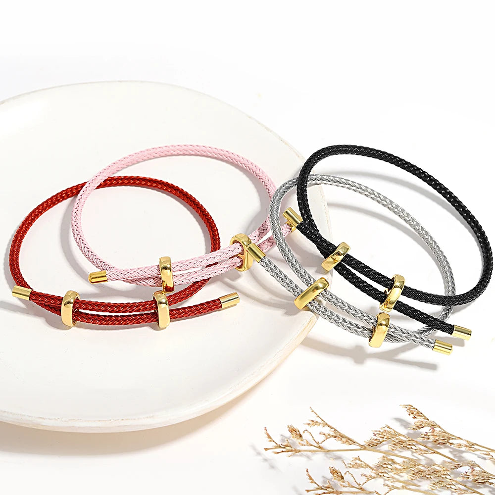 Trendy Adjustable Red Thread Bracelet for Unisex Fashion - Smarsty