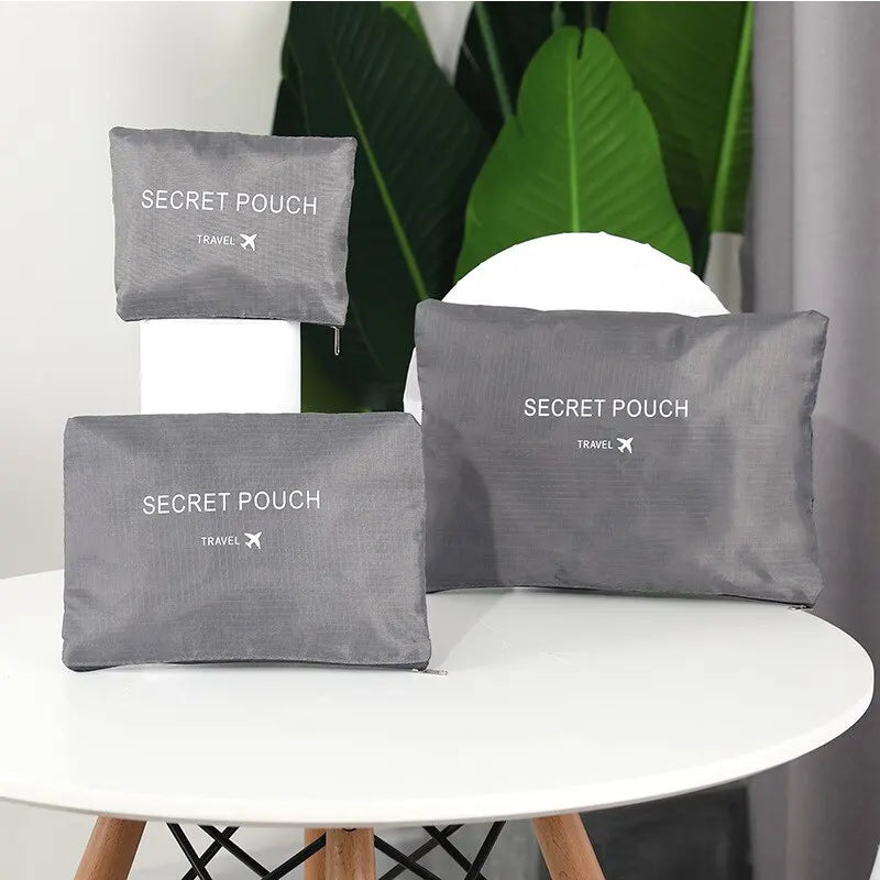 Travel Packing Cubes 6Pcs Set Shoe Pouch Luggage Organizer - Smarsty