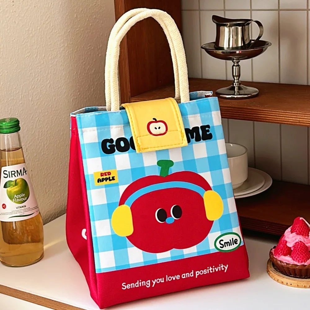 Cute Insulated Bento Bag Large Capacity Office Tote - Smarsty