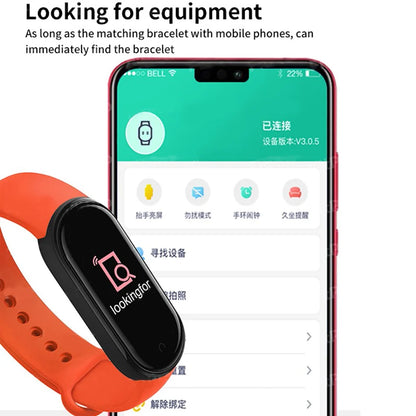 M6 Smart Watch for Fitness Tracking and Heart Rate Monitoring - Smarsty